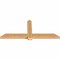 Ekena Millwork Eugene Smooth Timber Gable Bracket, Western Red Cedar, 72"W x 30"H x 3 1/2"D x 5 1/2"F, 10/12 Pitch GBW072X30X0406EUG00SWR - alternate 3